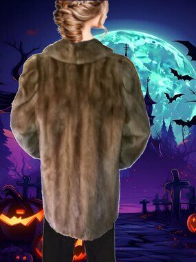 Pappas Genuine Mink Fur Coat